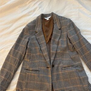 Classic Houndstooth Women's Blazer
